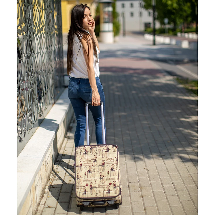 Emporio Valentini bőrönd kabin méret ÚJ WIZZAIR RYANAIR méret