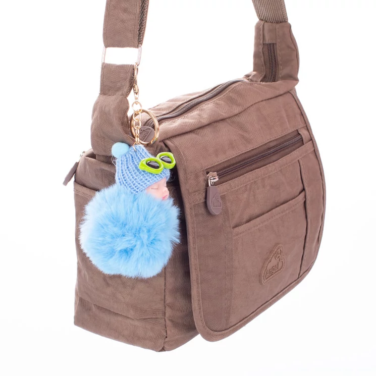 Angel sokzsebes női oldaltáska ajándék kulcstartóval