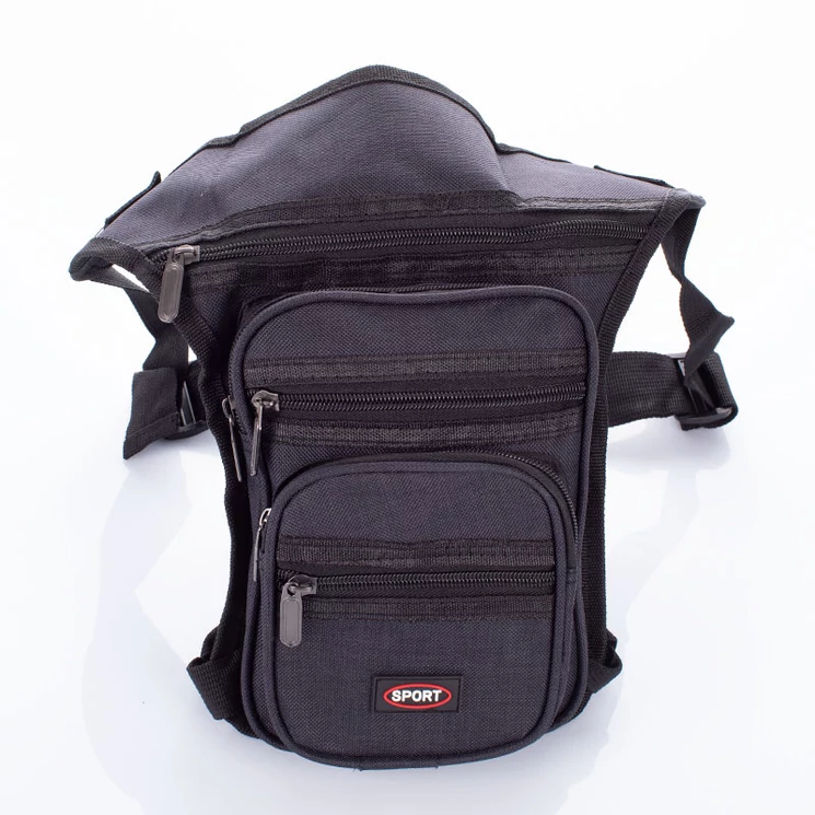 Fekete színű combtáska 