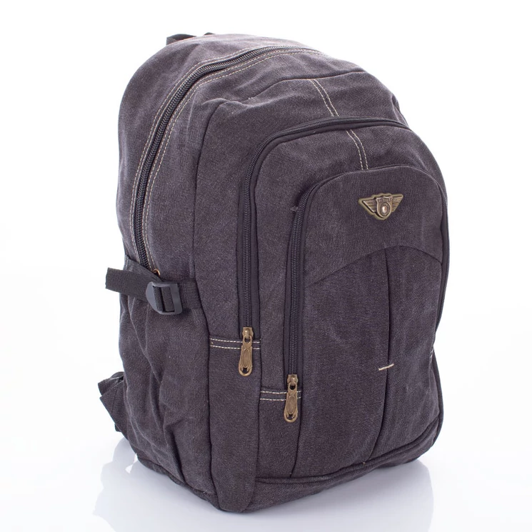 Outdoor ultraerős vászon hátizsák zöld színben