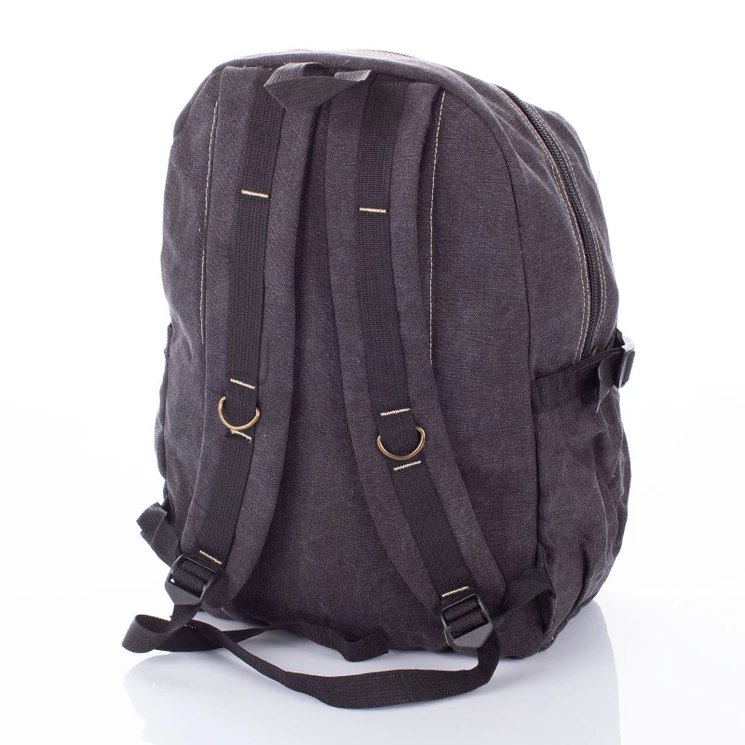 Outdoor ultraerős vászon hátizsák zöld színben