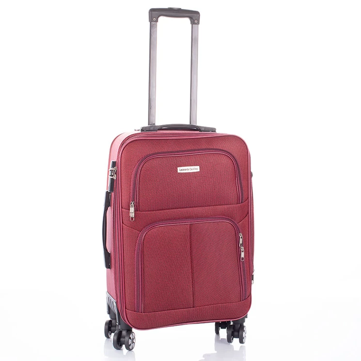 Leonardo Da Vinci Bőrönd közép méret kivehető kerékkel