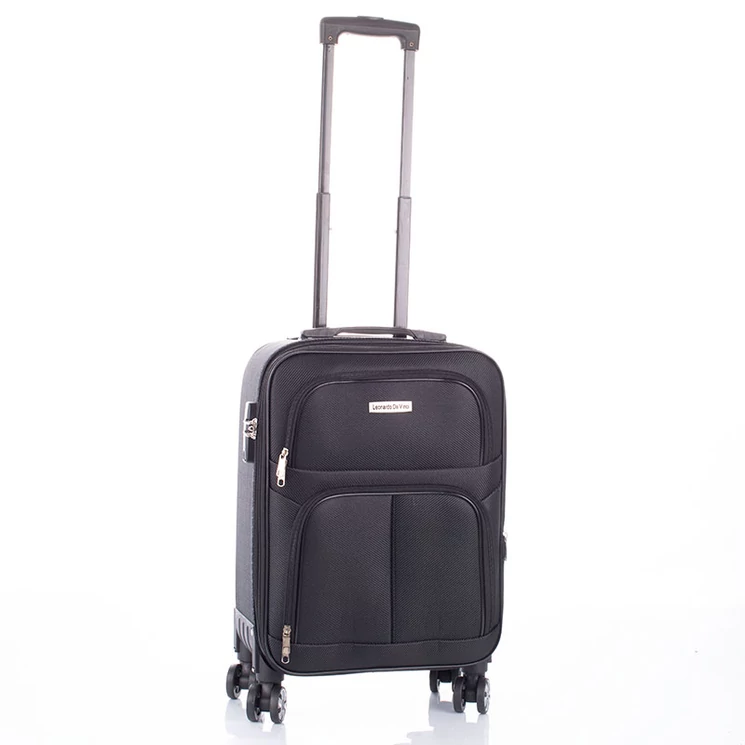 Leonardo Da Vinci Bőrönd kabin méret kivehető kerékkel