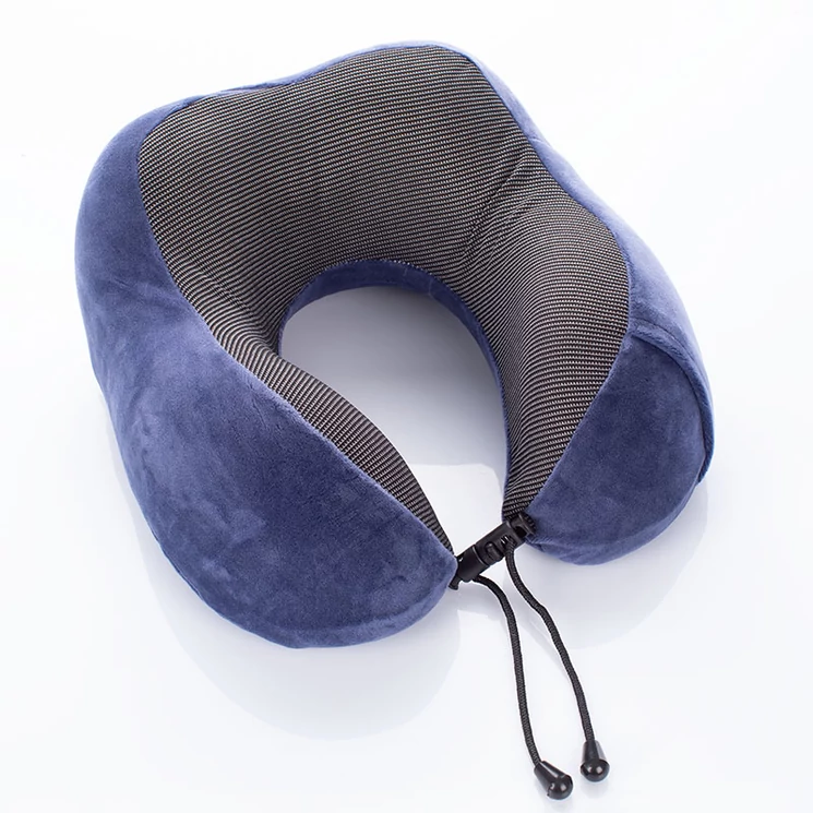 Prémium Memóriahabos nyakpárna sötétkék színben