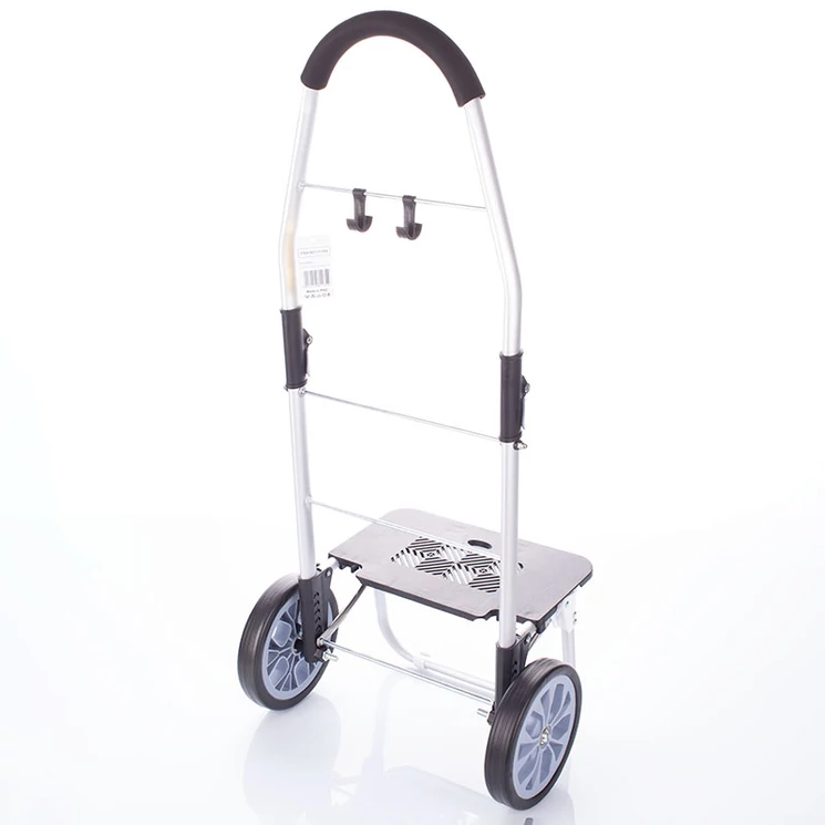 Nagyméretű ultrakönnyű összehajtható gurulós bevásárlókocsi