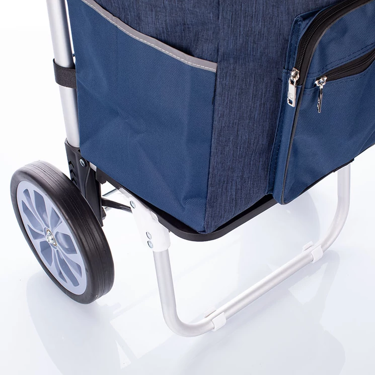 Nagyméretű ultrakönnyű összehajtható gurulós bevásárlókocsi