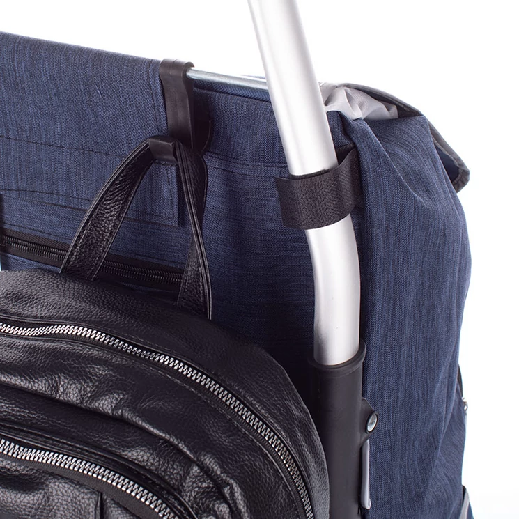 Nagyméretű ultrakönnyű összehajtható gurulós bevásárlókocsi