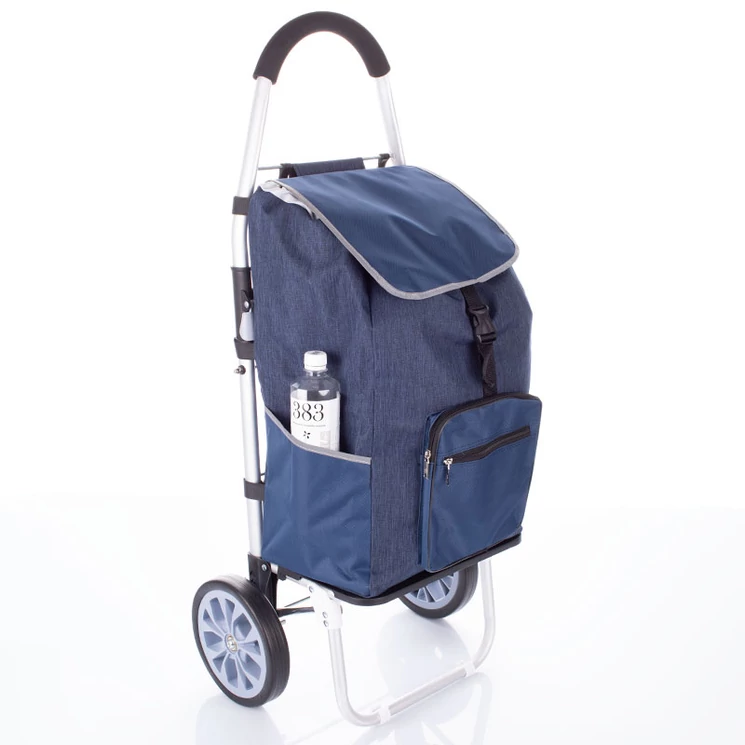 Nagyméretű ultrakönnyű összehajtható gurulós bevásárlókocsi