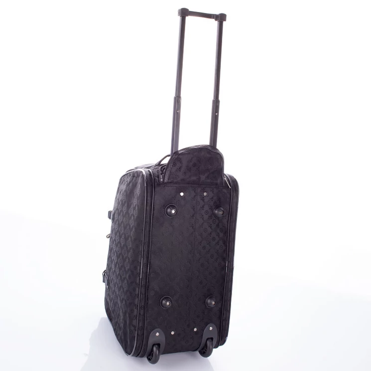 Gurulós utazó táska fekete színben