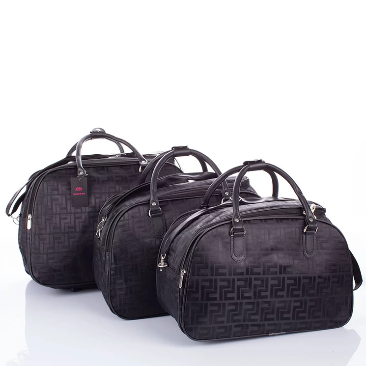 Utazótáska szett fekete színben