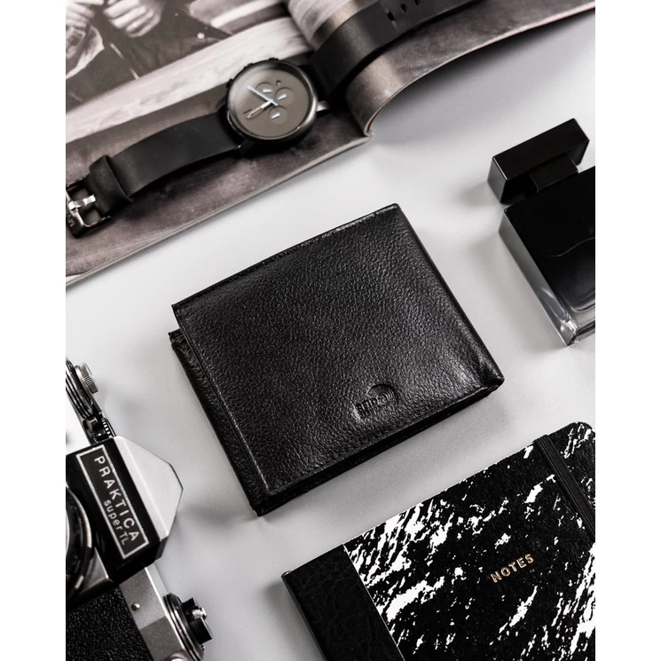 Elegáns Valódi Bőr Férfi Pénztárca RFID védelemmel