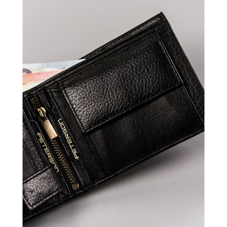 Elegáns Valódi Bőr Férfi Pénztárca RFID védelemmel