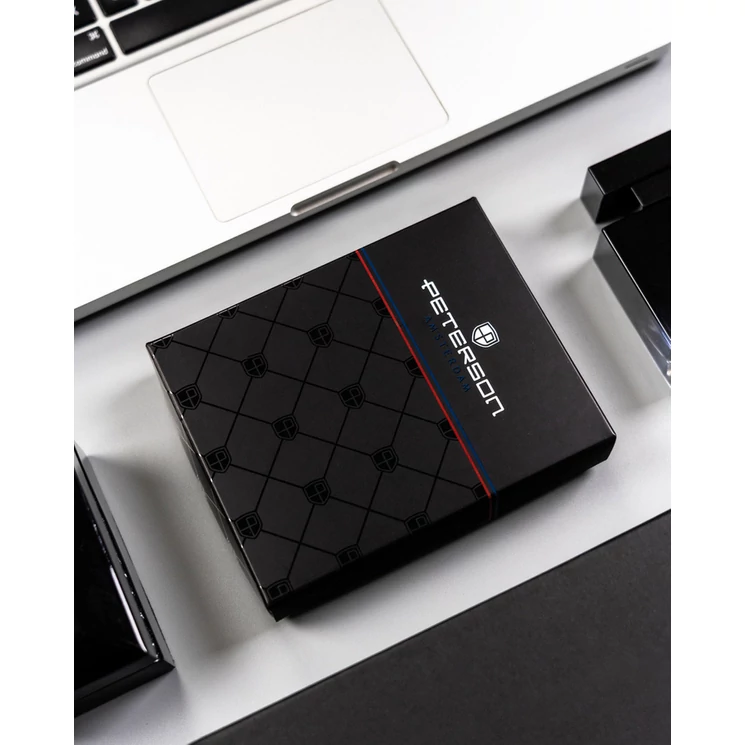 Elegáns Valódi Bőr Férfi Pénztárca RFID védelemmel