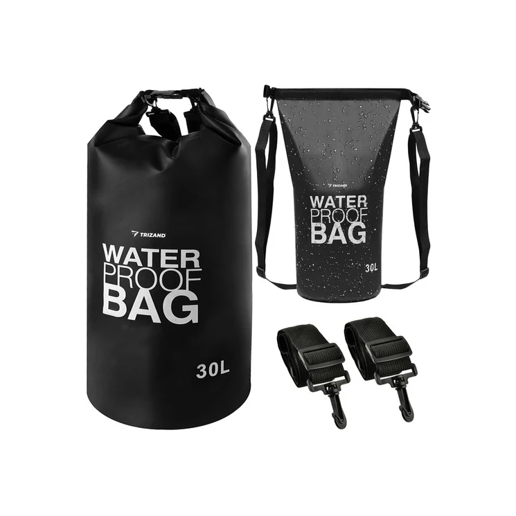 Vízálló hátizsák fekete színben 30L