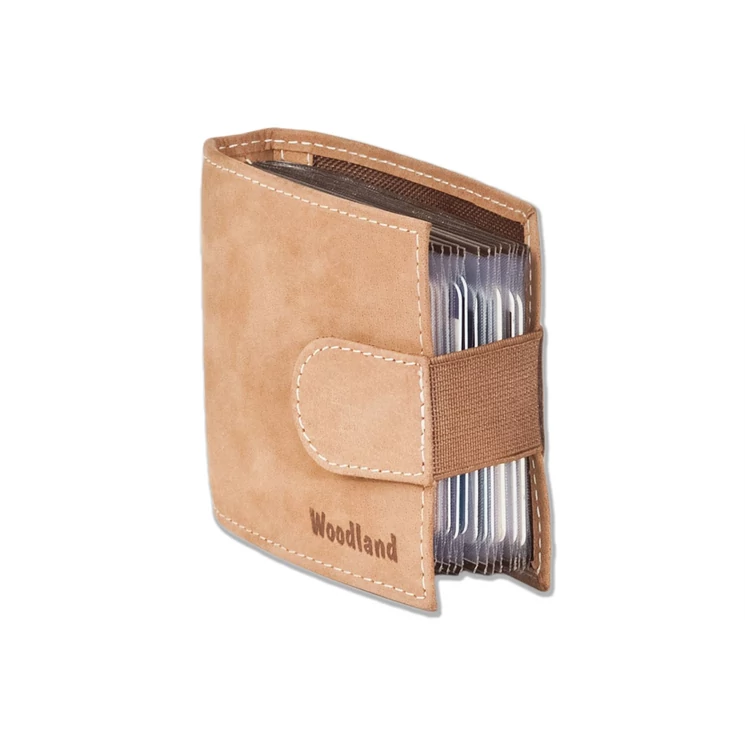 Woodland Valódi bőr kártyatartó 18 lapos