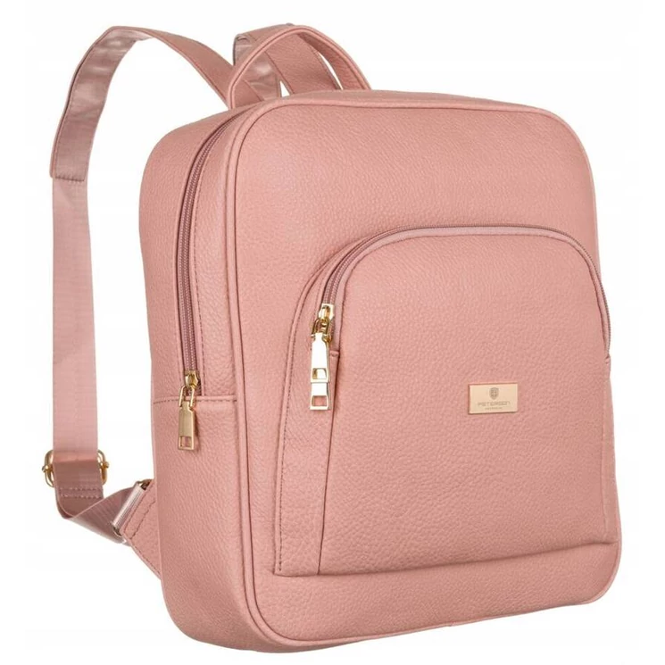 Peterson Rózsaszín Női Hátizsák