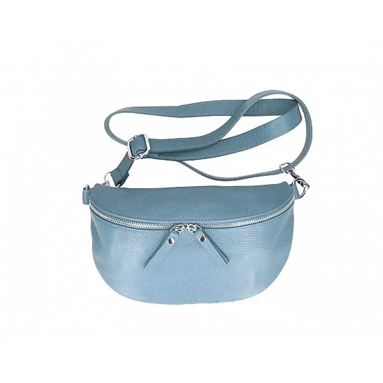 Valódi bőr Övtáska TR259 Világoskék