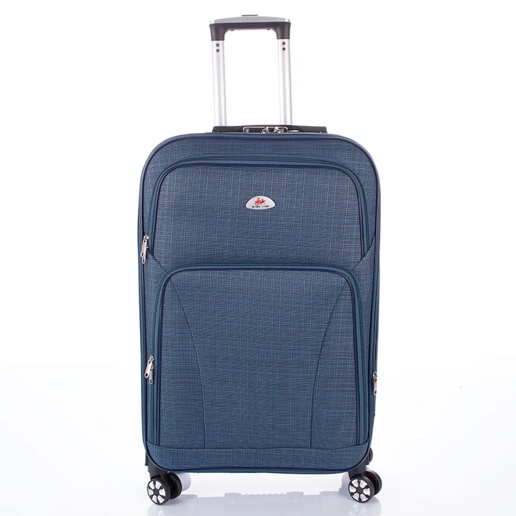 3 db-os bőrönd szett farmerkék színben