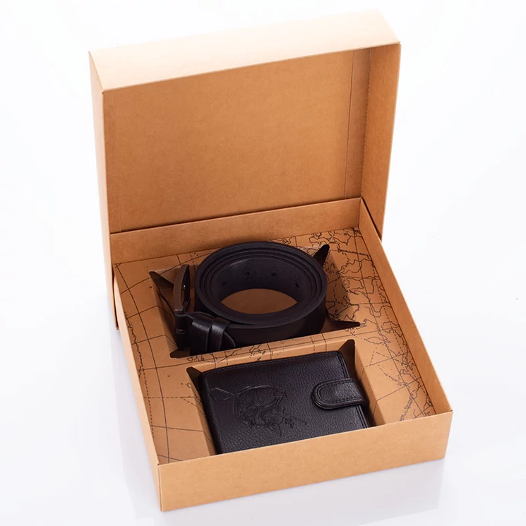 GIULIO ponty mintás pénztárca és öv horgász ajándékcsomag