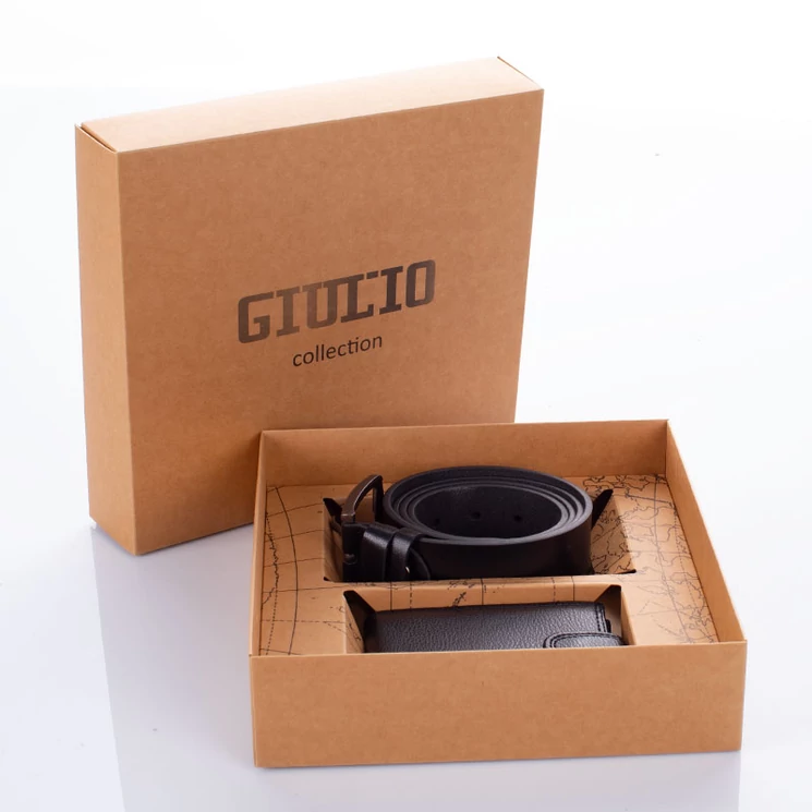 GIULIO  pénztárca és öv ajándékcsomag