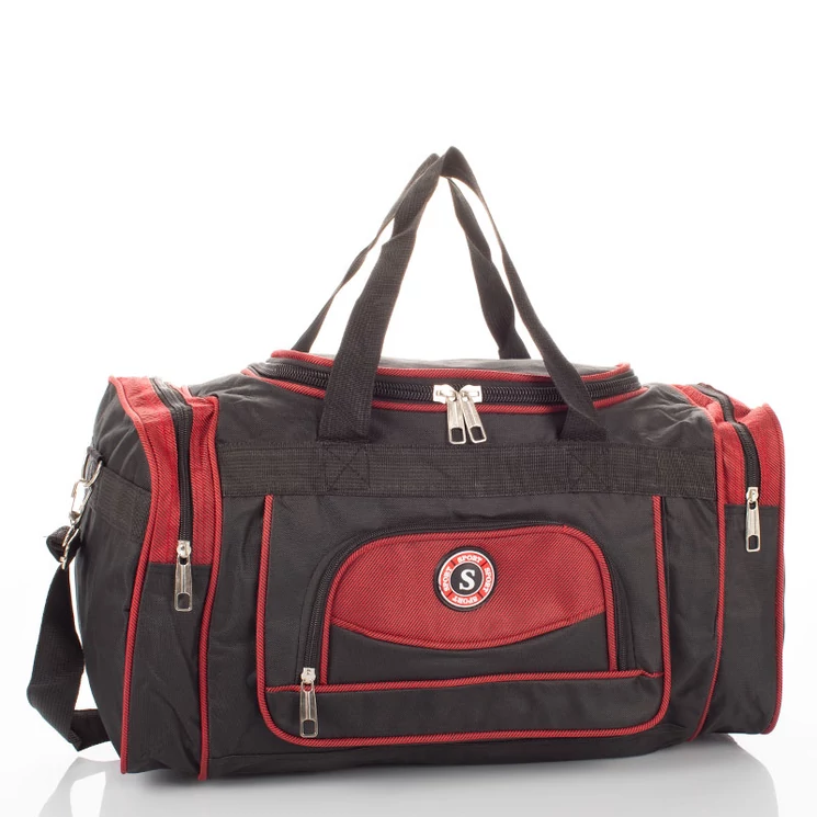 Sport és Utazótáska fekete-piros színben 50 cm 