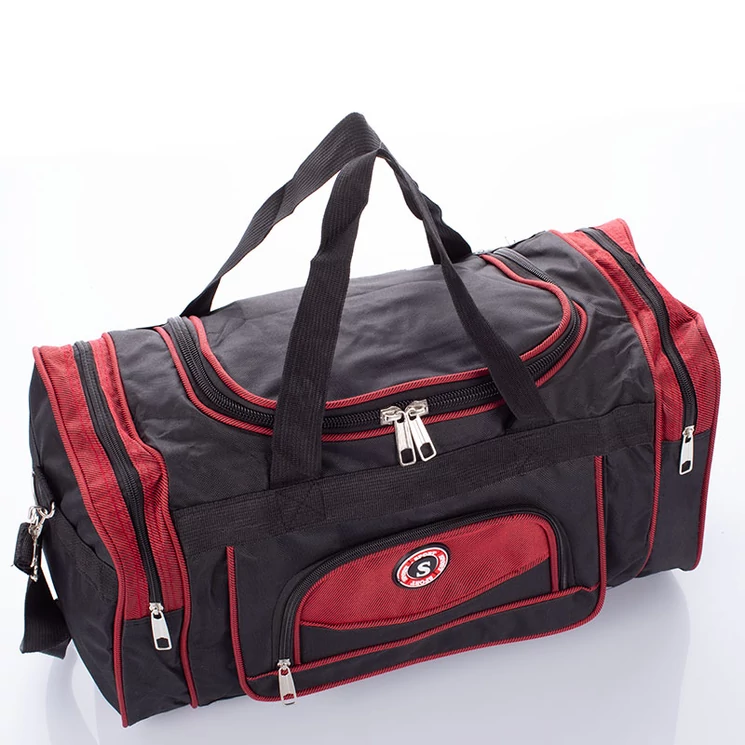 Sport és Utazótáska fekete-piros színben 50 cm 