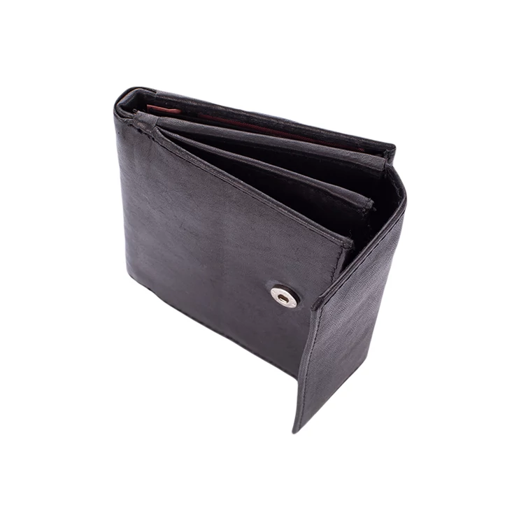 Pénztárca fekete-piros színben sok kártyatartóval