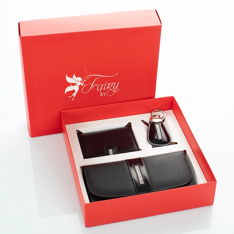 Fairy Crystal köves pénztárca kártyatartó kulcstartó ajándékcsomag