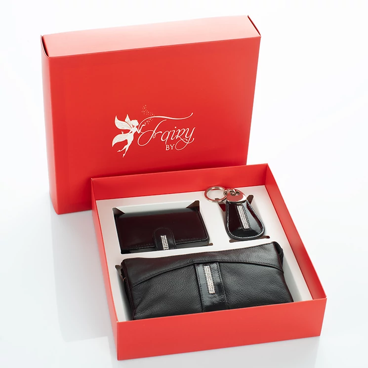 Fairy Crystal köves pénztárca kártyatartó kulcstartó ajándékcsomag