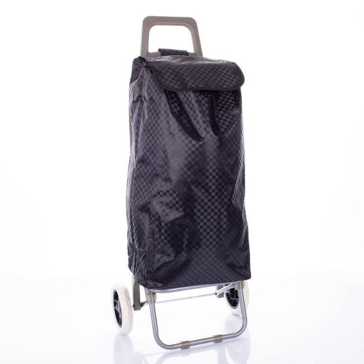 Amica Moda gurulós bevásárlókocsi kockás mintával