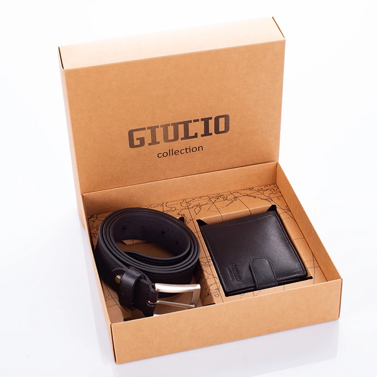 GIULIO  pénztárca és öv ajándékcsomag