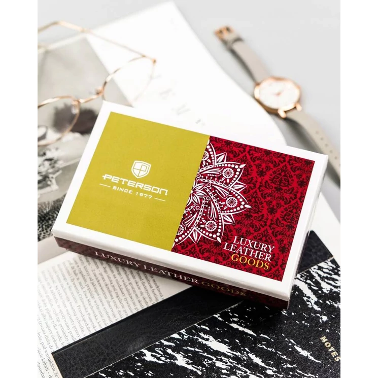 Kis méretű Valódi bőr Női pénztárca