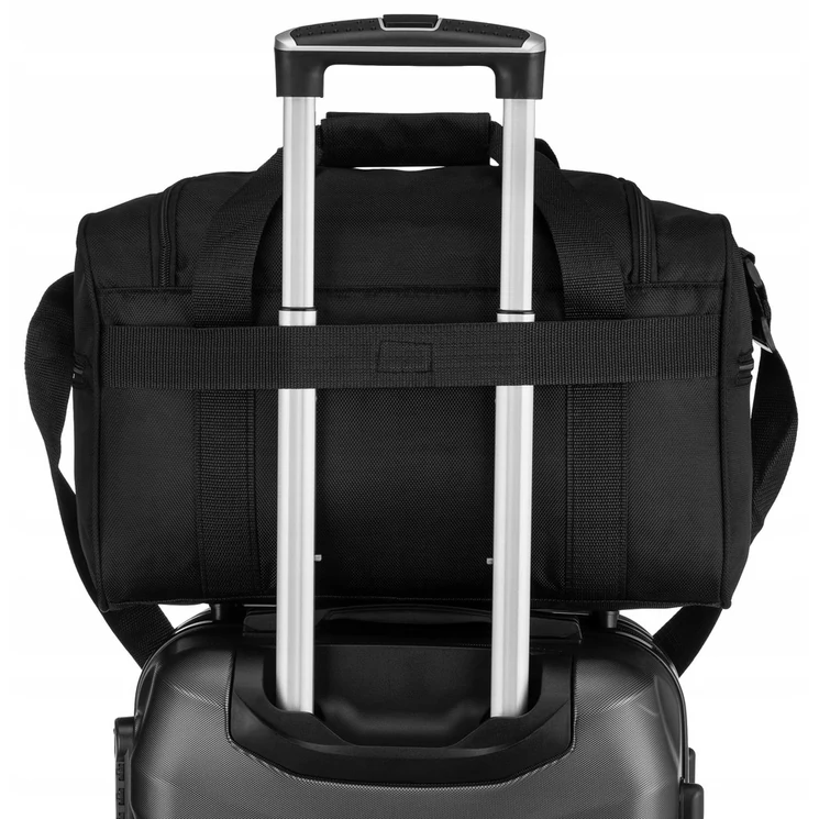 Fedélzeti táska 40 x 25 x 20 cm Ryanair méret fekete színben