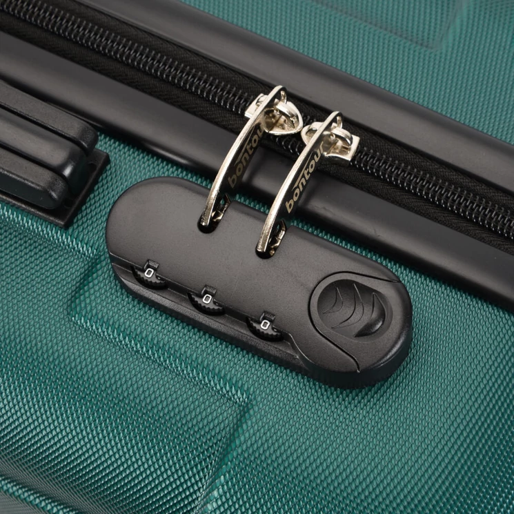 BONTOUR VERTICAL 4 Kerekes Közepes Bőrönd 68x45x25cm Zöld