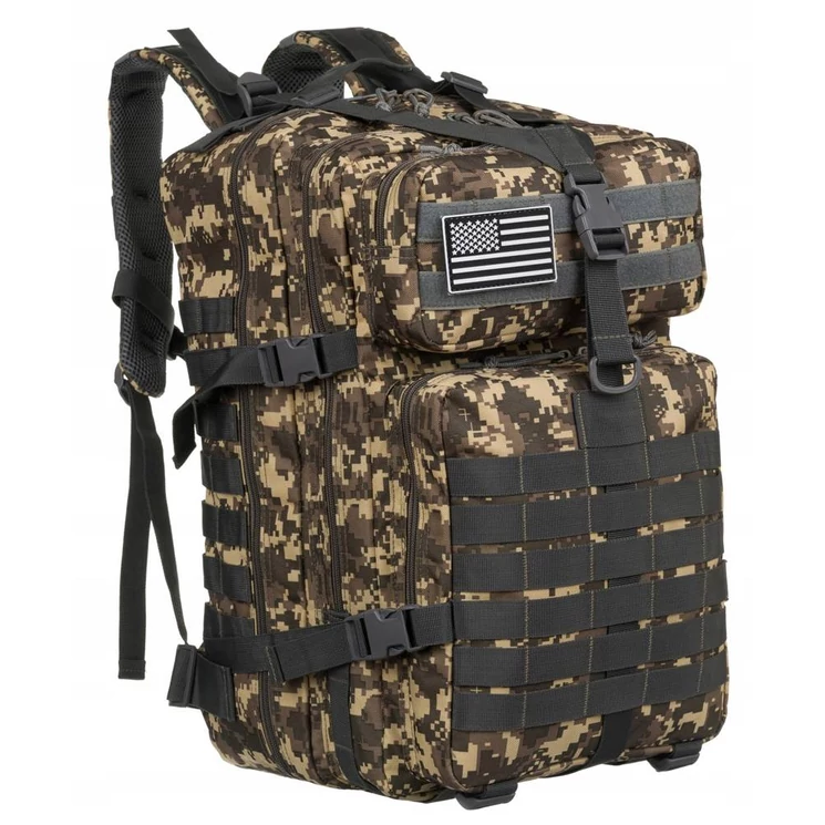 Sokzsebes Katonai, vízálló utazó hátizsák