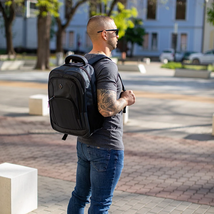 Aoking  laptophátizsák szürke színben