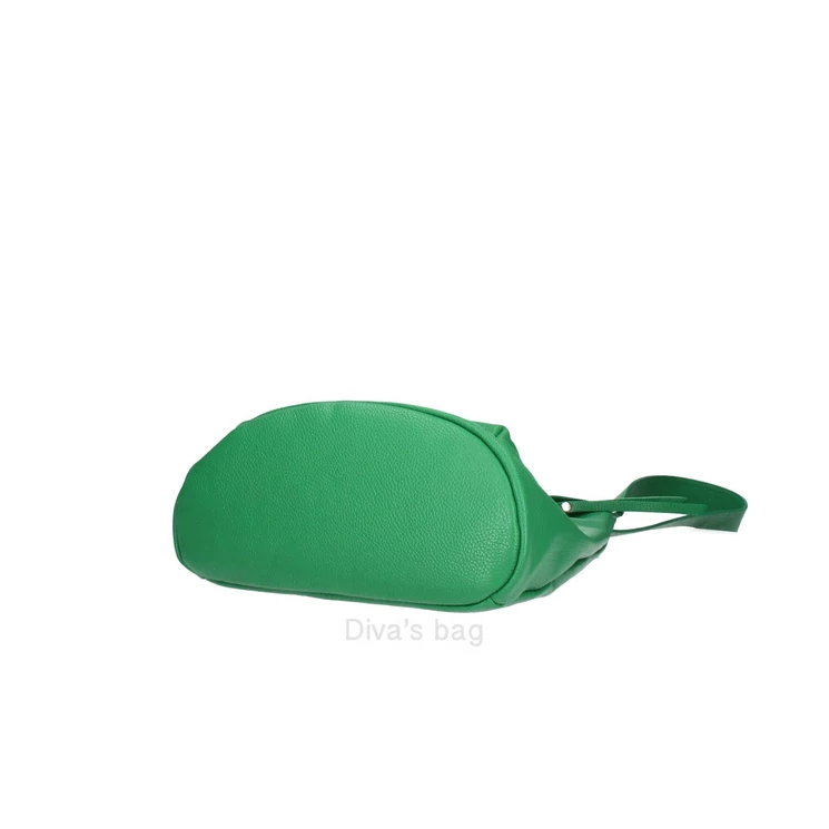 Valódi bőr női hátizsák Zöld színben