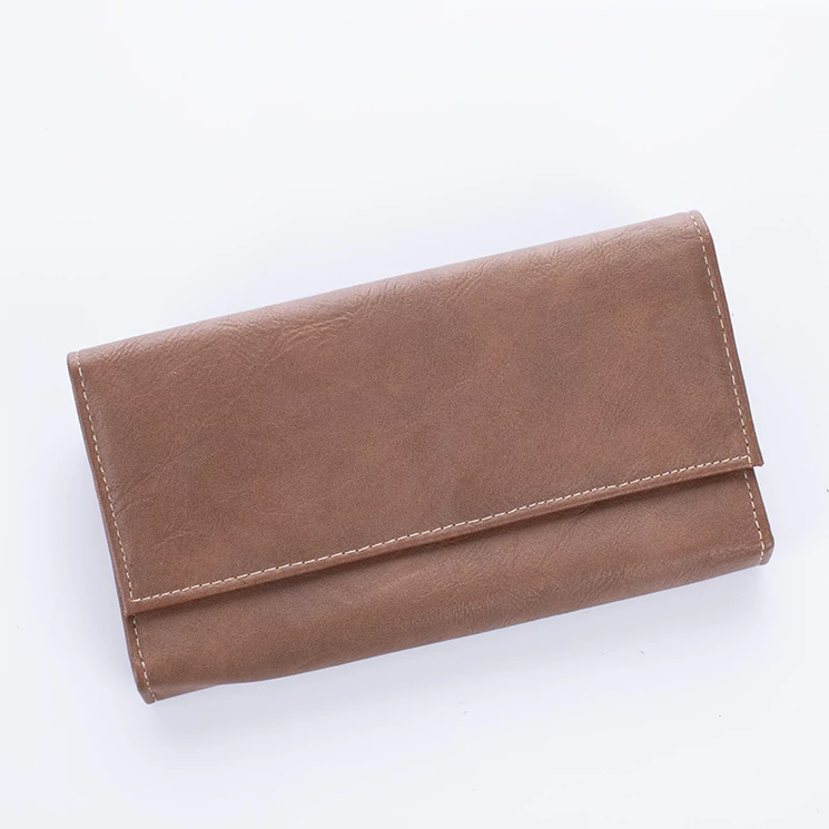 Taupe színű brifkó pénztárca