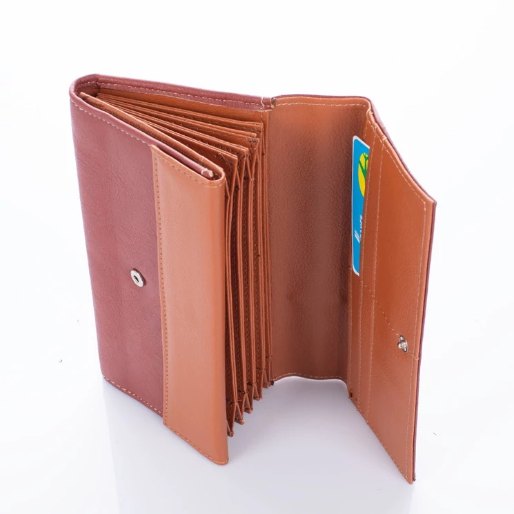 Bordo színű brifkó pénztárca 