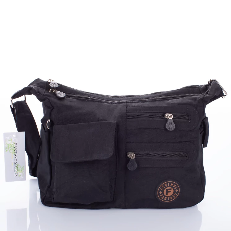 Fantasy női oldaltáska fekete színben 