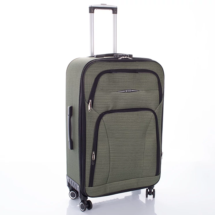 3 db-os bőrönd szett sötétzöld színben