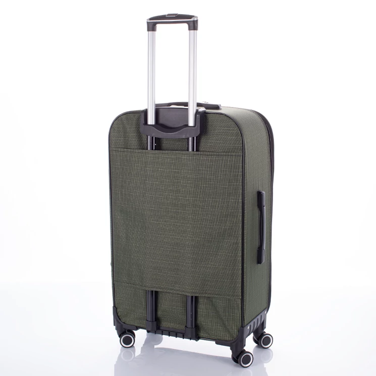 3 db-os bőrönd szett sötétzöld színben