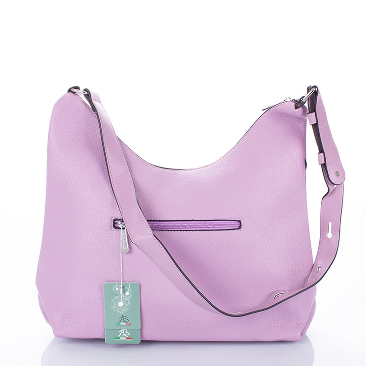 Különleges női válltáska lila színben