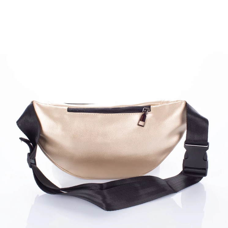 Keresztpántos női oldaltáska dupla cipzáros