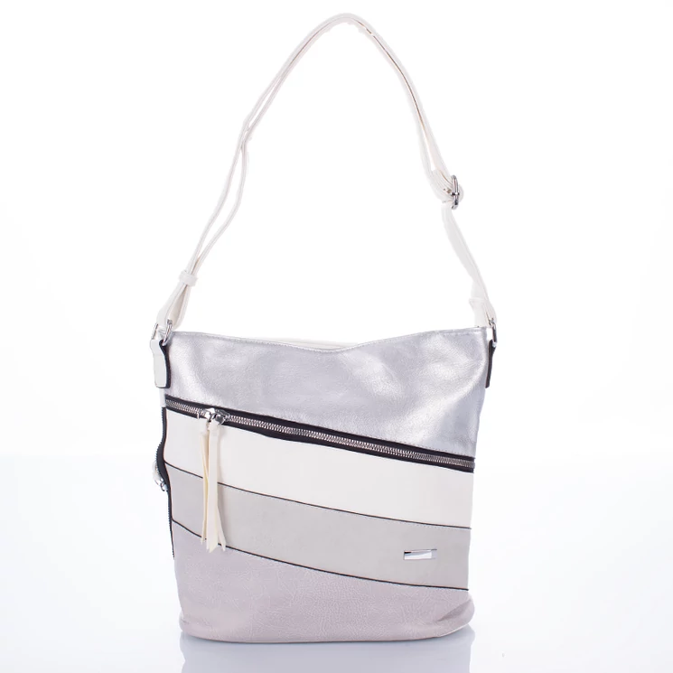 Sokzsebes női oldaltáska 