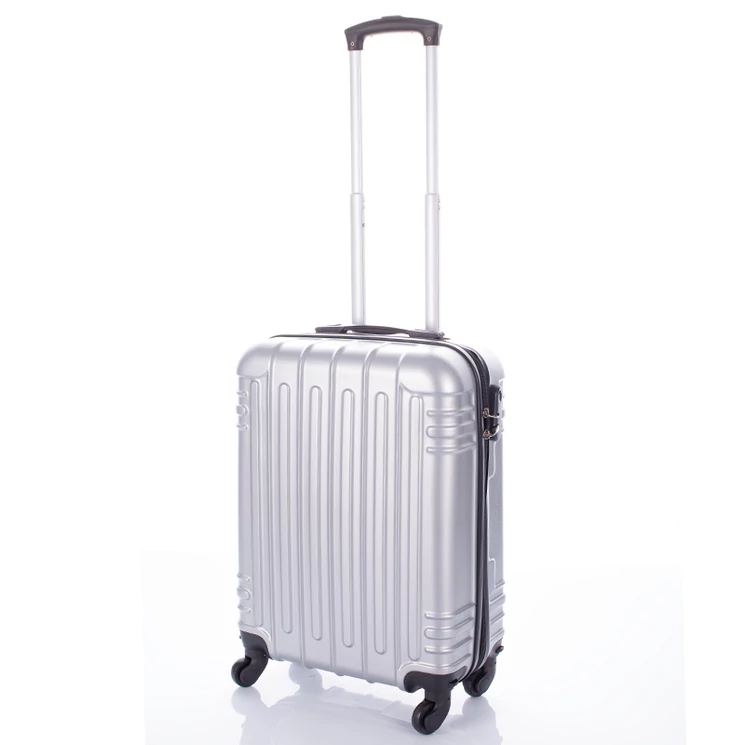 Világjáró 3 db-os bőrönd szett silver színben BOX 2.0  kivehető kerekekkel