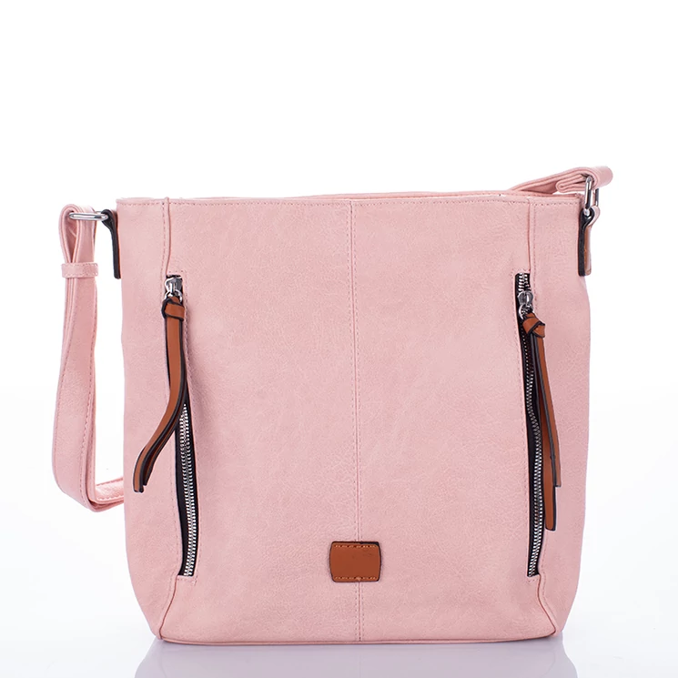 Sokzsebes női oldaltáska 