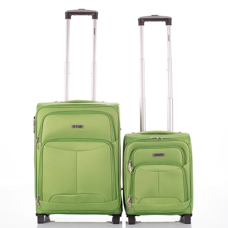 Travelway Prémium 2 db-os Bőrönd szett Pálmazöld színben