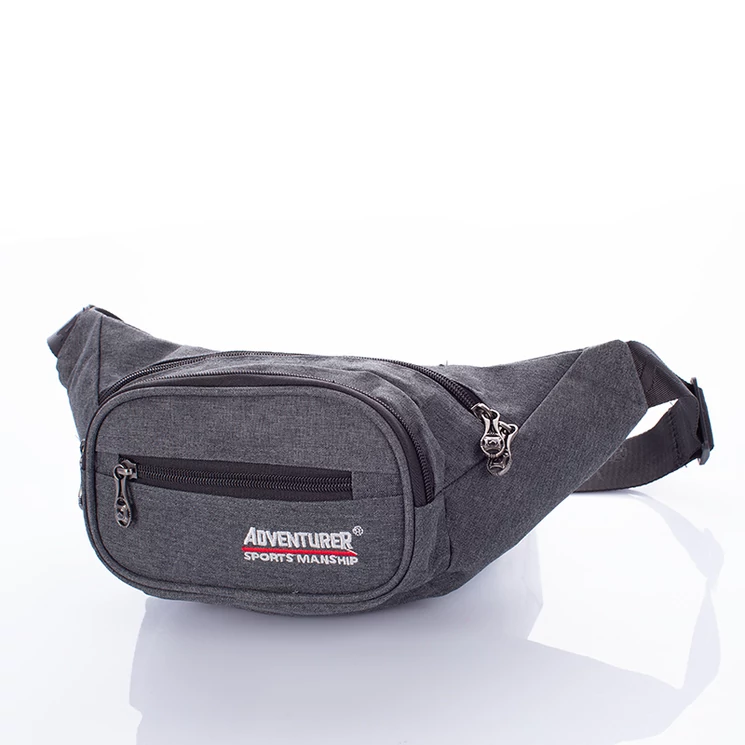 AdventureR nagyméretű 4 zsebes övtáska szürke színben AT5297