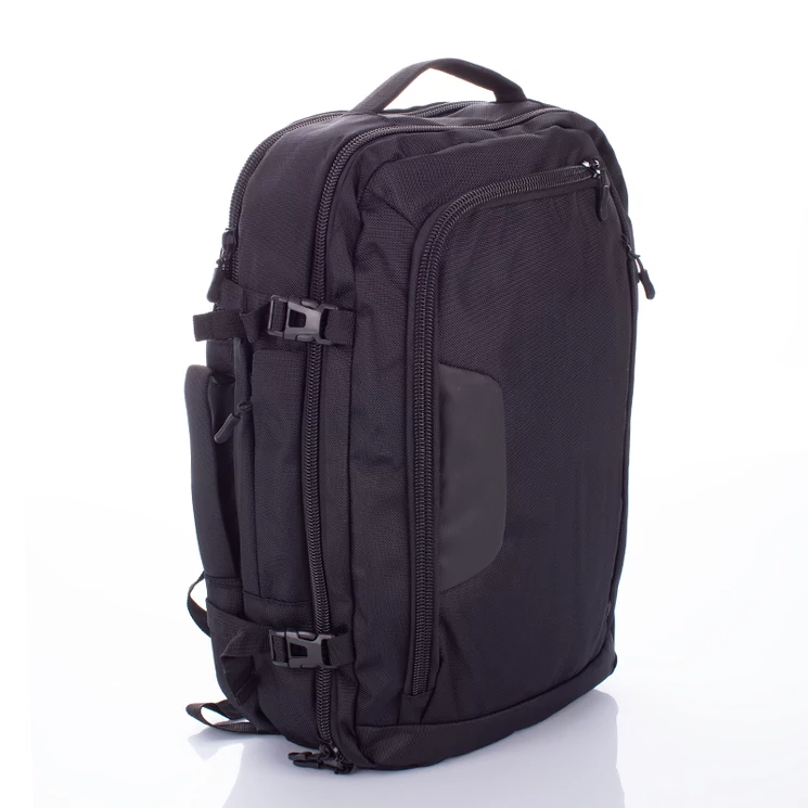 3- Funkciós Utazó Hátizsák, WizzAir méretű 40x30x20cm, Fekete Színben
